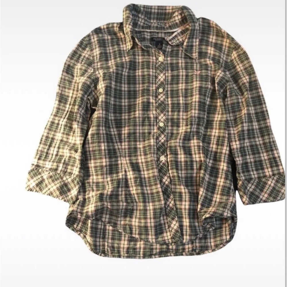 American Eagle button up size 6